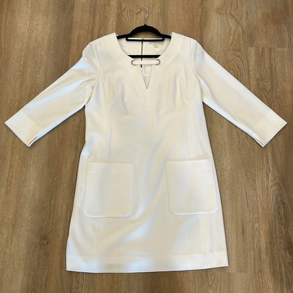 Etcetera Moolit dress dress light cream color size 8 - Picture 2 of 15